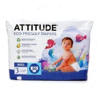 Relation Eco-friendly Baby Diapers, Midi, Size 3, 30 Ea