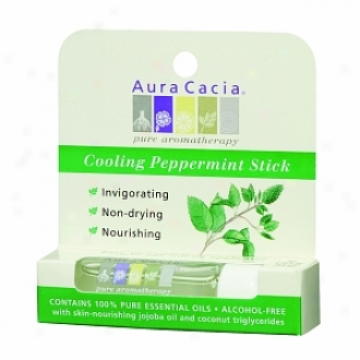 Aura Cacia Aromatherapy Roll-on Stick, Cooling Peppermint