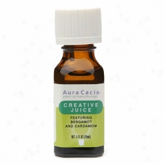 Aura Cacia Pure Aromafherapy Essential Oil, Creative Juice