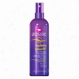 Aussie Sydney Smooth 12 Hour Anti-humidity Hair Spray, Flexible