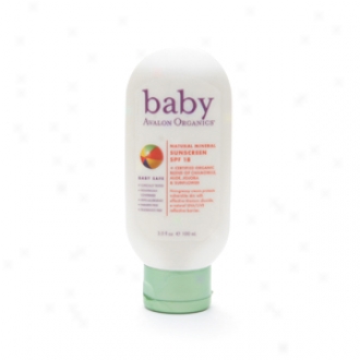 Avalon Baby Natural Mineral Sunscreen Spf 18