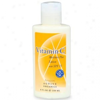 Avalon Organics Vitamin C Moisture Plus Lotion In the opinion of Spf 15