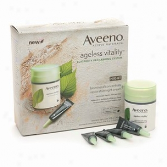 Aveeno Active Naturals Ageless Life Elasticity Recharging System, Night