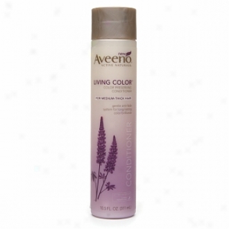 Aveeno Actove Naturals Living Color Color Preserving Conditioner For Mesium-thick Hair