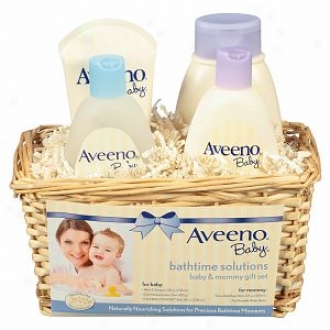 Aveeno Baby Daily Bathtime Solutions Gift Set, Giftset