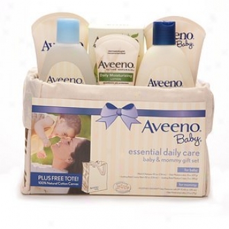 Aveeno Baby Essential Daily Care For Baby & Mommy Gift Set