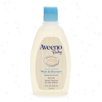Aveeno Baby Wash & Shampoo, Lightly Scented