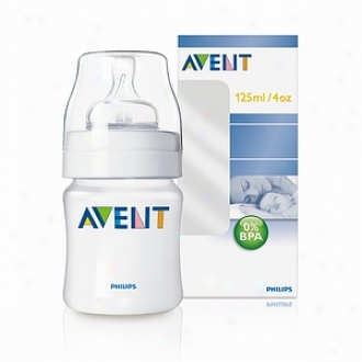 Avent Affectionate Feeding Baby Bottle With Slow Flow Nipple, 4 Oz/0-6+ Months