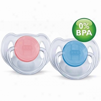 Avent Orthod0ntic Semi-transparent Silicone Pacifier, 6-18 Months