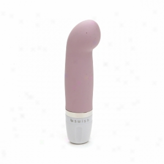 B Swish Bcute Waterproof Silicone Multi-speed Curved Massager, 3 Inch, Pink