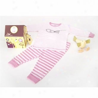 Baby Bunch Birdhouse Pajamas With Plush Bird Toy 12-18 Months, Pink