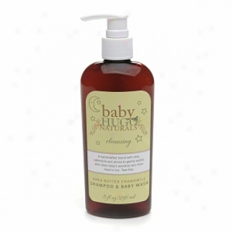 Baby Hugo Naturals Cleansing Shampoo & Baby Wash, Shea Butter & Cahmomile