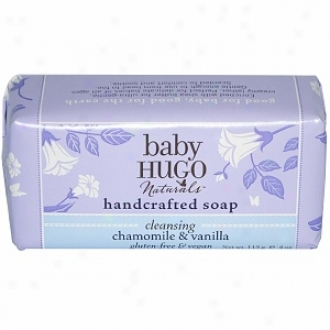 Baby Hugo Naturals Handcrafted Bar Soap For Baby, Shea Butter & Chamomile