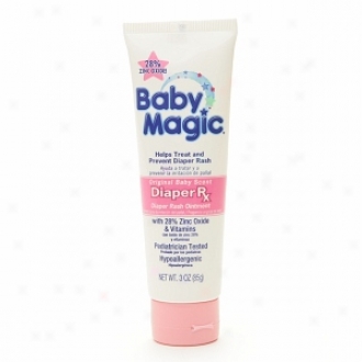 Baby Magic Diaper Rx, Diaper Rash Ointment, Origina1 Baby Scent