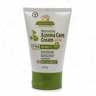 Babyganics Bye Bye Dry Moisturizing Eczema Care Cream, Fragrance Free