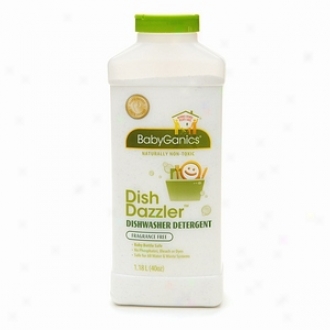 Babyganics Dish Dazzler Dishwasher Detergent, Fragrance Free