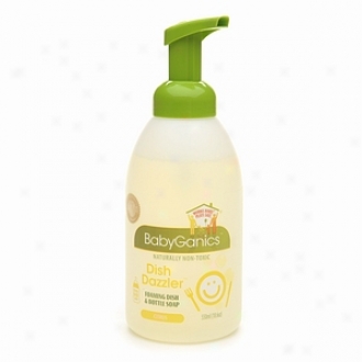 Babyganics Dish Dazzler Foaming Dish & Bottle Soap, Citrus