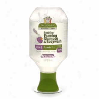 Babyganics Foamin' Fun Extra Getle Foaming Shampoo & Bodywash, Soothing/lavender