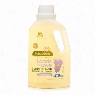 Babyganicq Loads Of Love 3x Concentrated Laundry Detergent, Lavender