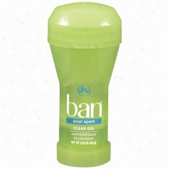 Ban Clear Gel, Antiperspirant & Deodorant, Cool Sport