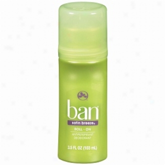 Ban Roll-on Antiperspirannt & Deodorant, Satin Breeze