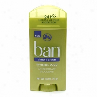 Ban iSmply Clean Invisible Solid Antiperspirant & Deodorant