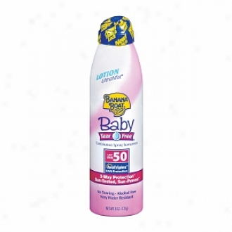 Banana Boat Baby Ultramist Continuous Lotioj Spray Sunscreen Tear Free, Spf 50