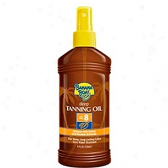 Banana Boat Deep Tanning Oil Sunscreen Spray Spf 8
