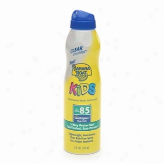 Banana Boat Kids Ultramist Continuos Spray Clear Shnscreen, Spf 85