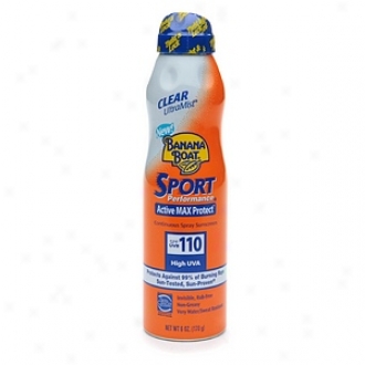 Banana Boat Sport Performance Active Max Protect, Continuous Spray Sunscreen, Spf 100