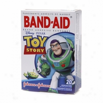 Band-aid - Children's Adhesive Bandages, Disney Pixar Toy Story, Assorted Sizes