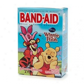 Band-aid - Children's Adhesive Bandages, Disney Winnie The Pooh, Assorted Sizes
