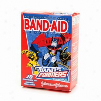Band-aid - Children's Adhesive Bandages, Transformers, Assorted Sizes