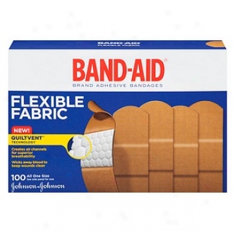 Band-aid Flexible Fabric Bandages, 1 Inch