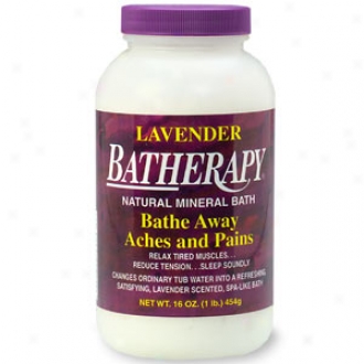 Batherapy Bath Salts, Lavender + Patchouli Oil