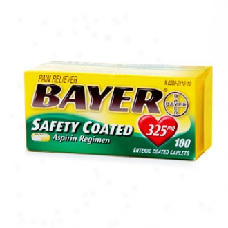 Bayer Aspirin Suffering Reliever, Safety Coated, 325mg, Caplets