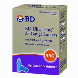 Bd Ultra-fine 33 Lancets