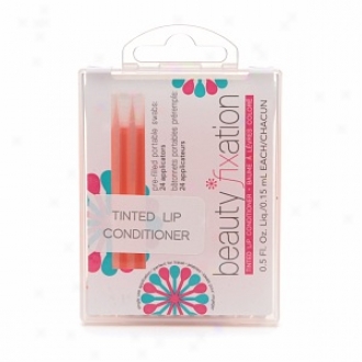 Beauty Fixation Pre-filled Portable Swabs, Tinted Lip Conditioner