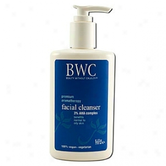 Beauty Without Inhumanity Facial Cleanser, 3% Alpha Hydroxy Complex