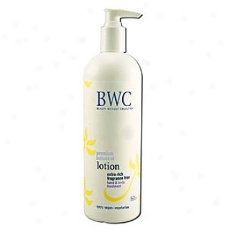 Beauty Without Cruelty Hand & Body Lotion, Fragrance Free, Fragrance Free