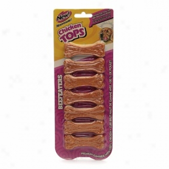 Beefeaters Chicken Tops Rawhide Dog Treats With 100% Real Chicken Breast