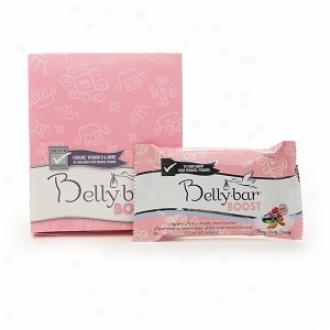 Bellybar Boost Nutrition Bar, 8 Pack, Berry Nutty Cravings