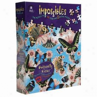 Bepuzzled Butterfly Kisses Impossibles Puzzle 750 Piece Ages 12+