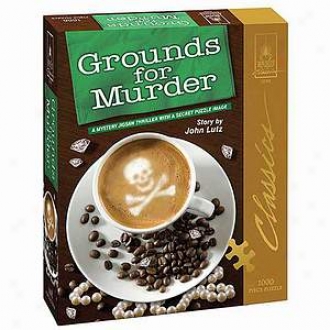 Bepuzzled Grounds For Murder Classic Mystery Jigsaw Puzzle Ages 12+