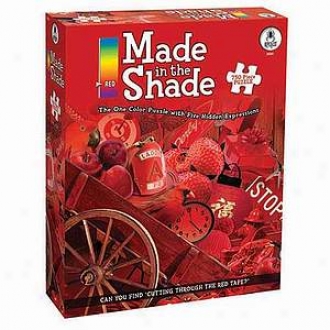 Bepuzzled Made In The Shade - Red 750 Pcs Ages 12 And Up