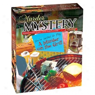 Bepuzzled Murder On The Grill Murder Secret Party Game Ages 16+