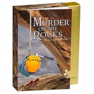 Bepuzzled Murder On The Rocks Classic Mystery Jigsaw Puzzle 1000 Pcs Ages 15+