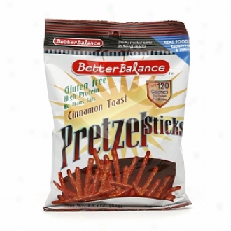 Better Balance Pretzel Sticks (12 /1.5 Oz Packs), Cinnamon Toast