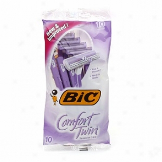 BicC omfort Twin Sensitive For Women, Disposable Shaver