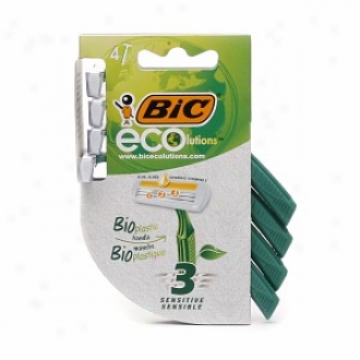 Bic Ecolutions Sensitive Disposable Shaver For Men And Women